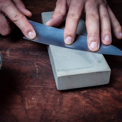 Knife sharpening by hand - Artisan Knives