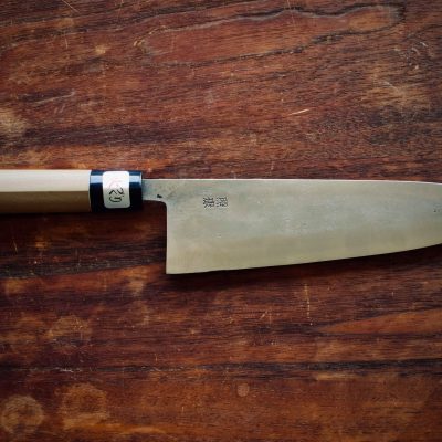 Terayusu Fujiwara Nashiji 210mm Gyuto