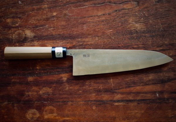 Terayusu Fujiwara Nashiji 210mm Gyuto