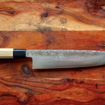Sakai kikomori Ginsan Damascus Gyuto 240 mm