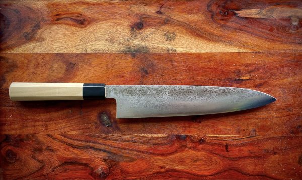 Sakai kikomori Ginsan Damascus Gyuto 240 mm